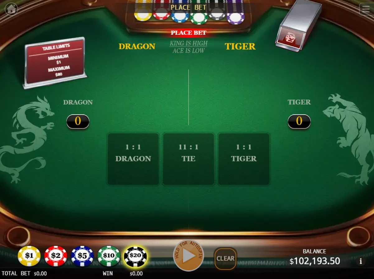 Dragon Tiger demo